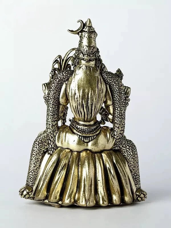 Natural Brass Statue of Goddess Rajarajeshwari 4 inches