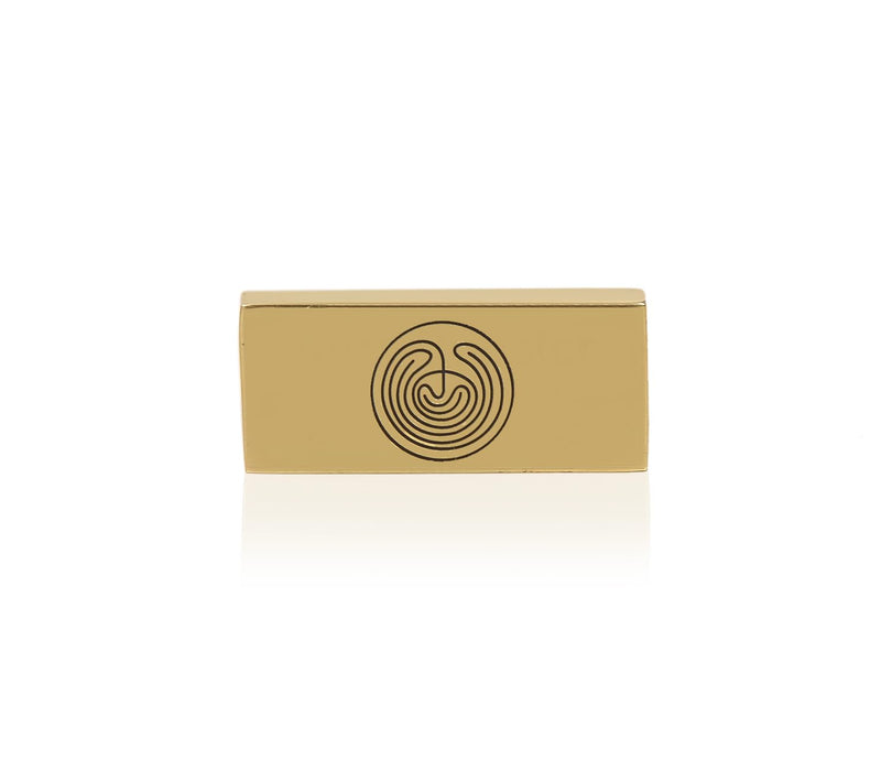 Brass Vastu Aura Booster Neutralize IR/UV/GS/CE Feng Shui Showpiece (Height 1 Inch)