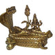 Brass Shri Lakshmi Narayan with Sheshnag Idol (Height: 12.8 cm)