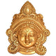 Brass Maa Durga Wall Hanging Mask (Height: 7.4")