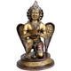 Brass Garuda Dev Statue (Height 9 Inches)