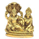 Brass Maa Lakshmi and Lord Vishnu Idol Statue (Height: 4 inches)