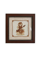 Wooden Art Saraswati Maa Frame Idol Wall Decor (Height: 8 Inches)