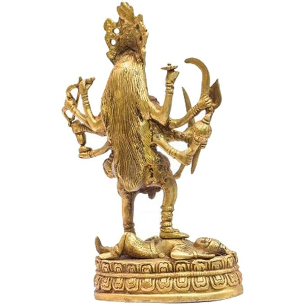 Maa Kali Statue Murti Idol, 22.86cm X 12.7cm Study Setting