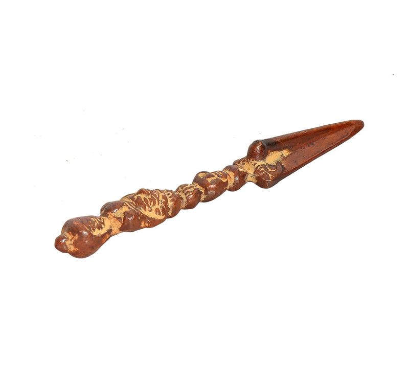 Brass Tibetan Handmade Dorje Vajra Furba Phurpa Dagger Adjustable Pendants (Height: 6 inch)