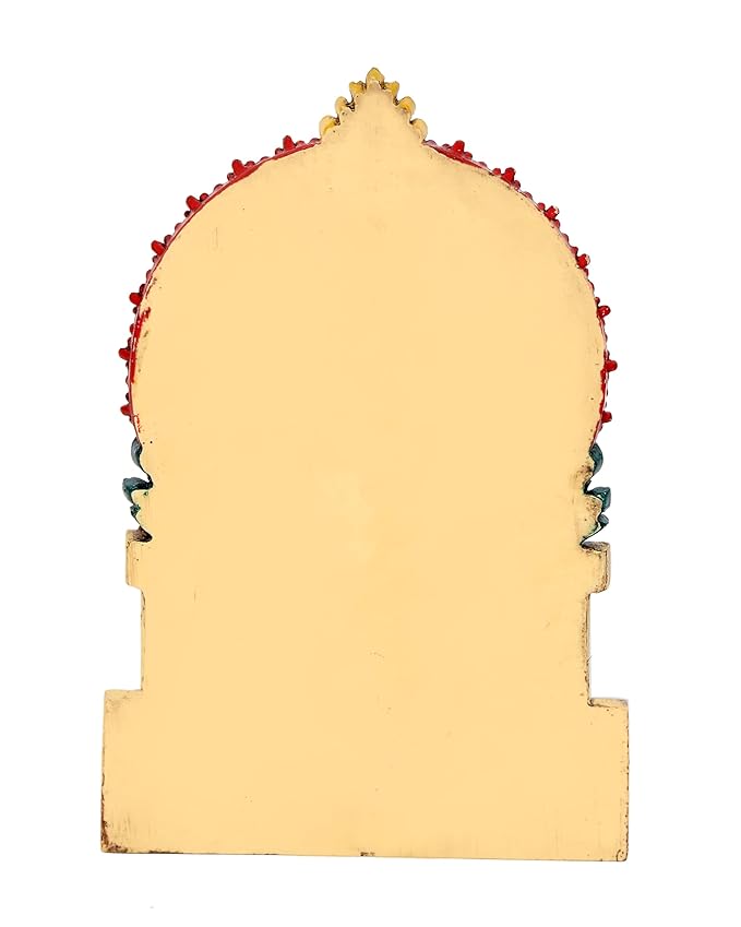 Resin Mahishasura Mardini Devi Durga Maa Idol (Height: 10 Inches)