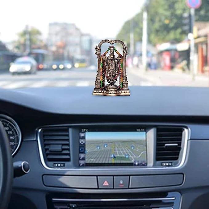 Resin Lord Tirupati Sculpture (Height 3 Inches)