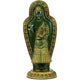 Brass Standing Buddha Statue (Height: 13.8 Inches)
