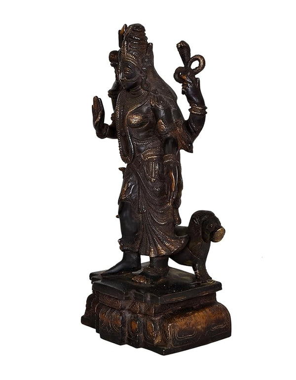 Ardhnarishwar (Half Shiva & Parvati) | Ardhnari | Shiv Parvati | Height : 18 Inch Study Setting