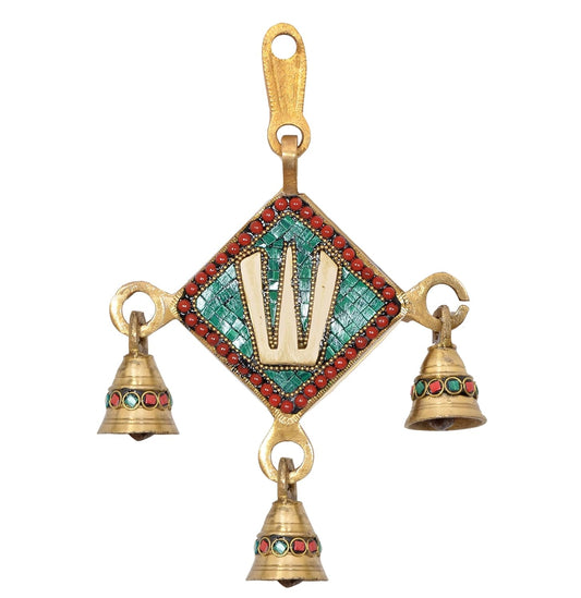 Brass Wall Hanging Balaji Idol (Height: 8 Inch) (Multicolor 2)