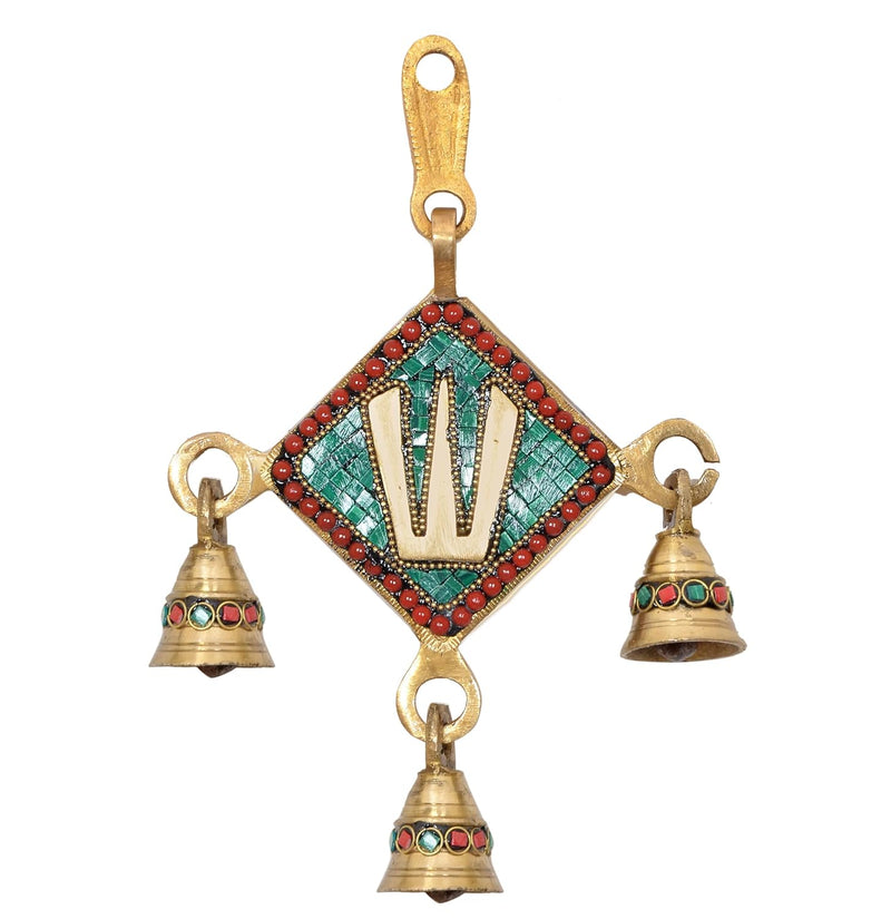 Brass Wall Hanging Balaji Idol (Height: 8 Inch) (Multicolor 2)