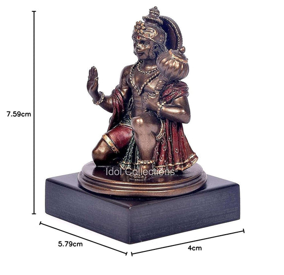 Polyresin Hanuman ji Sculpture (Height 3 inches)