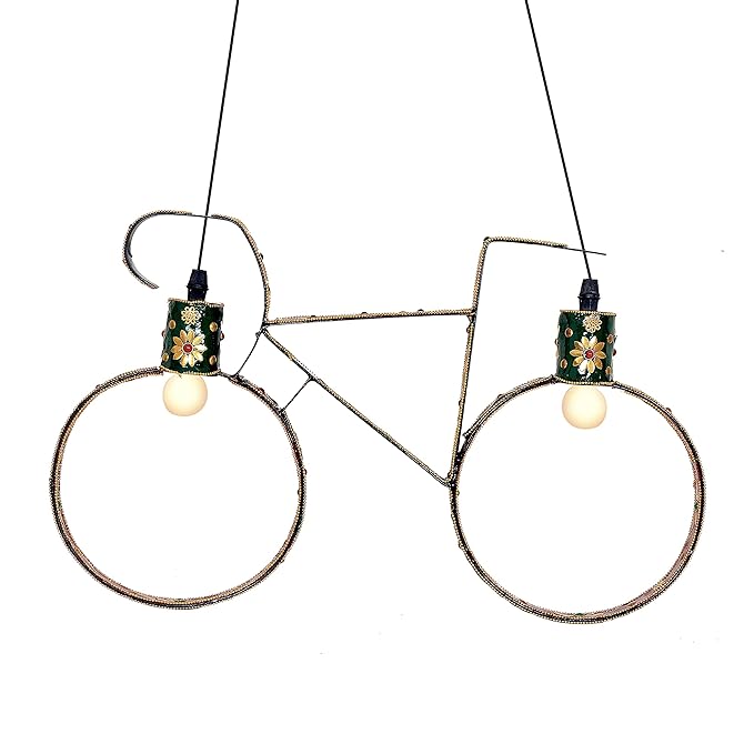 Iron Wall Lights cycle shape (Height: 16.5 inches )