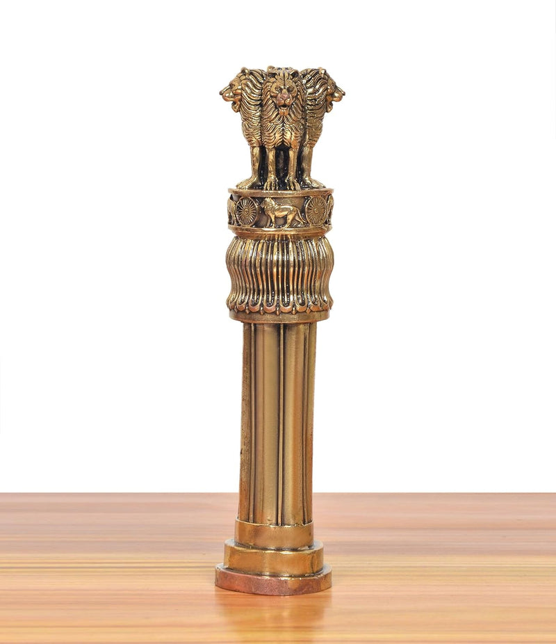 Bronze Ashoka for Car Dashboard (Height 6 Inch)