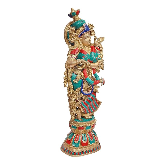 Brass Radha Krishna (Height - 29")