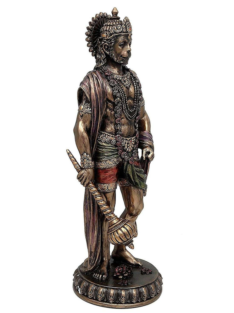 Bonded Bronze Large Hanuman Idol (Height: 27 cm)