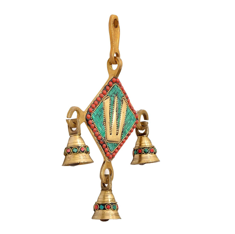 Brass Wall Hanging Balaji Idol (Height: 8 Inch) (Multicolor 2)