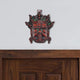 Brass Nazar Battu Mahakala Wall Hanging Mask (Height : 5 inch) (Multicolor 1)