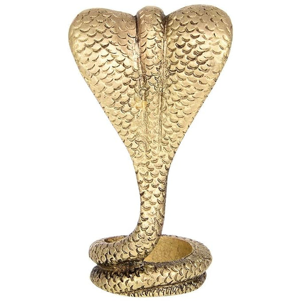 Brass Idol Sheshnag/Naag Devta Height 4 Inch Study Setting