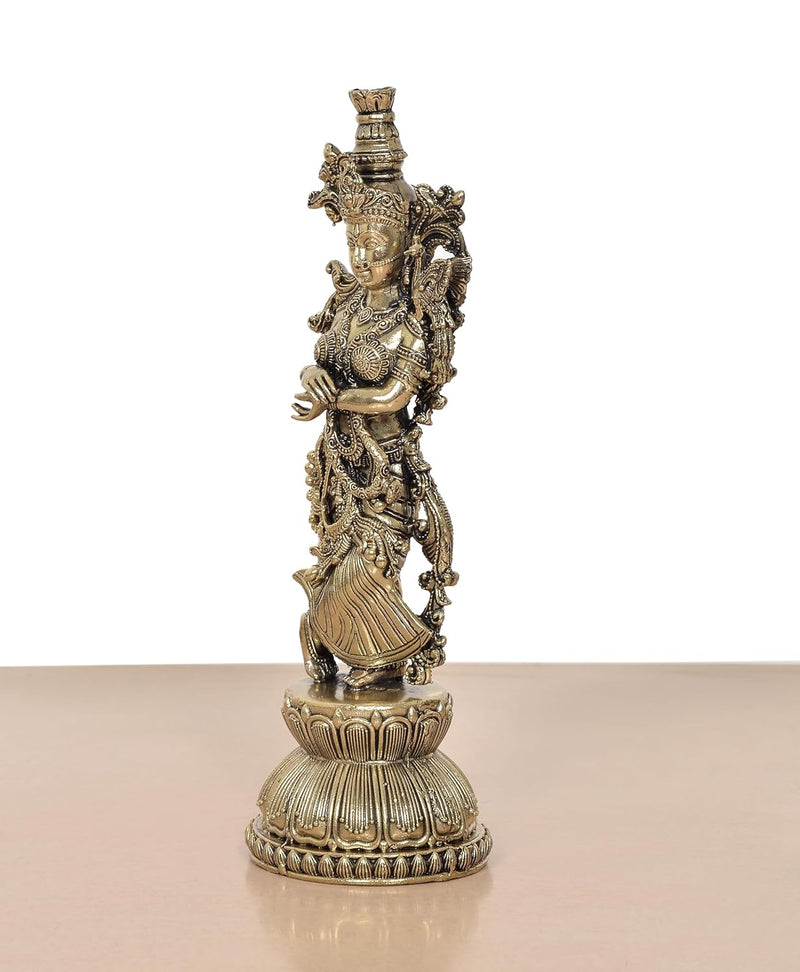 Bronze Radha Murti (Height 9 inch)
