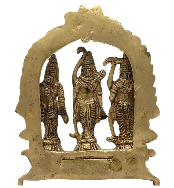 Ram Darbar Brass Statue Home Decor Height 5 inches Entryway Setting