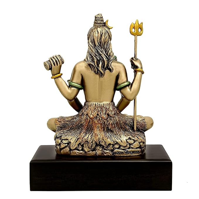 Resin Lord Shiva Dhyan Mudra (Height 3 Inches)