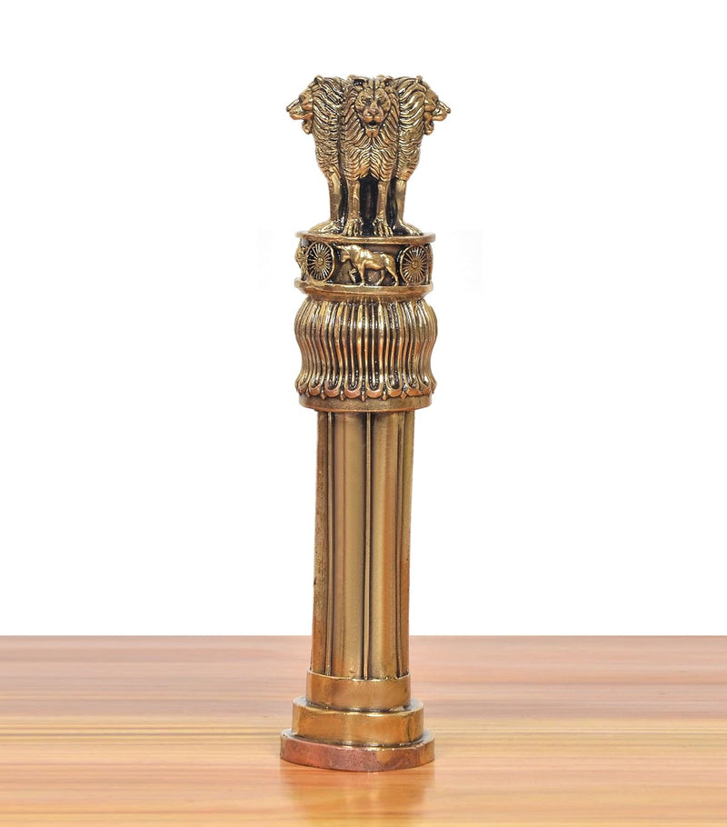 Bronze Ashoka for Car Dashboard (Height 6 Inch)