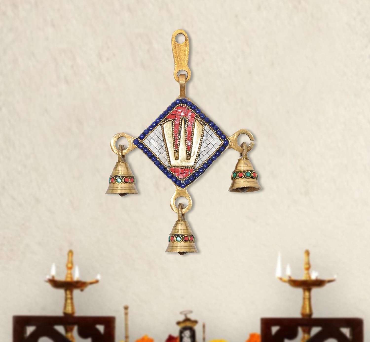 Brass Wall Hanging Balaji Idol (Height: 8 Inch)