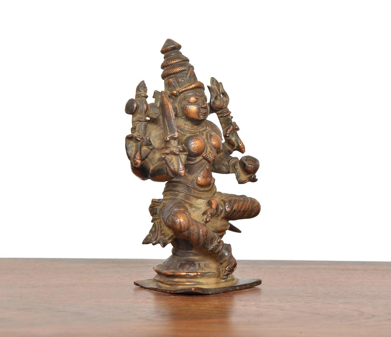 Copper Arulmigu Mariamma Idol (Height 4 Inch)