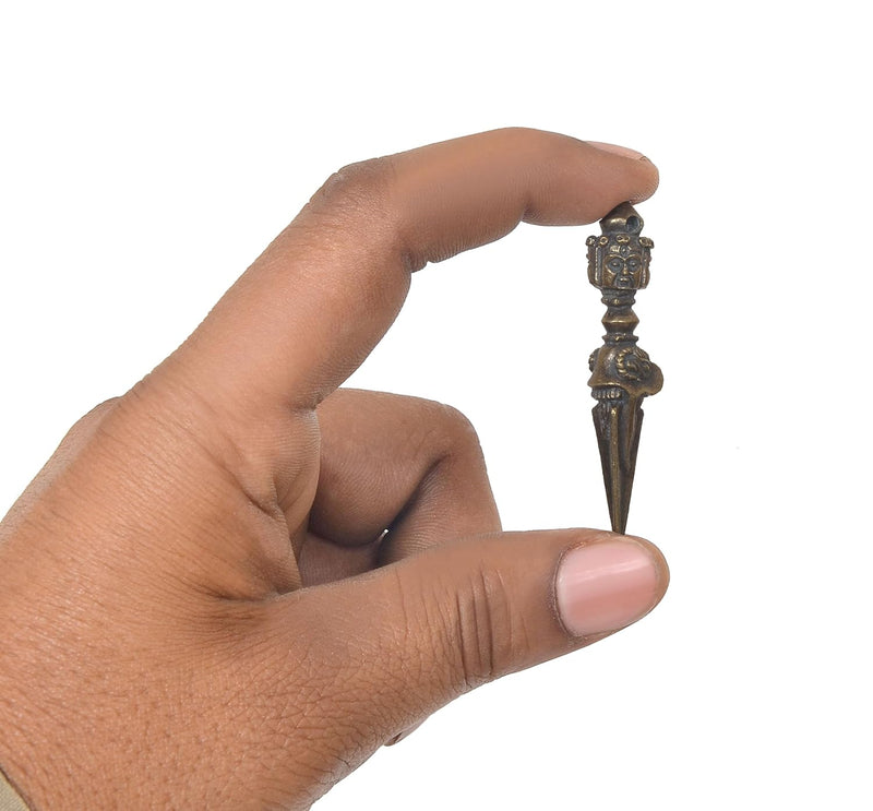 Brass Dorje Vajra Furba Phurpa (Height: 2.5 inch)