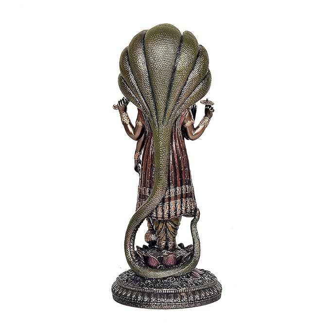 Resin Lord Vishnu Figurine (Height 12 Inches)