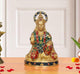 AONA Brass Hanuman Ji Sitting Murti in Blessing Posture with Gada