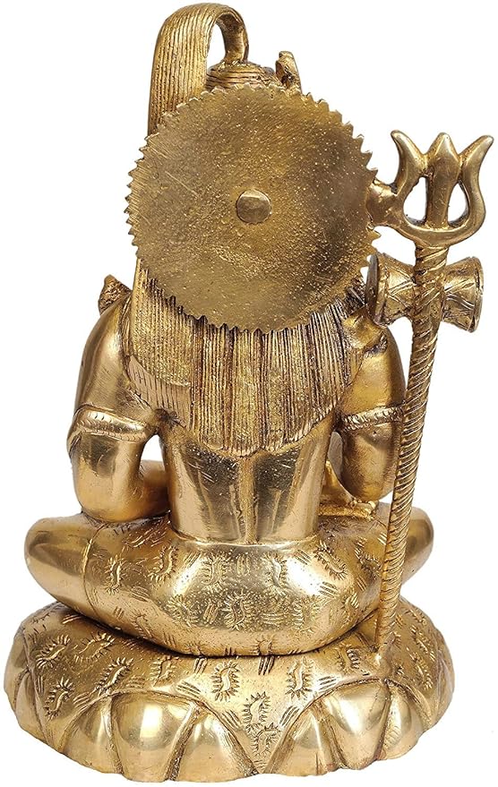 Brass Goddess Shiva, Height: 9.5" Entryway Setting