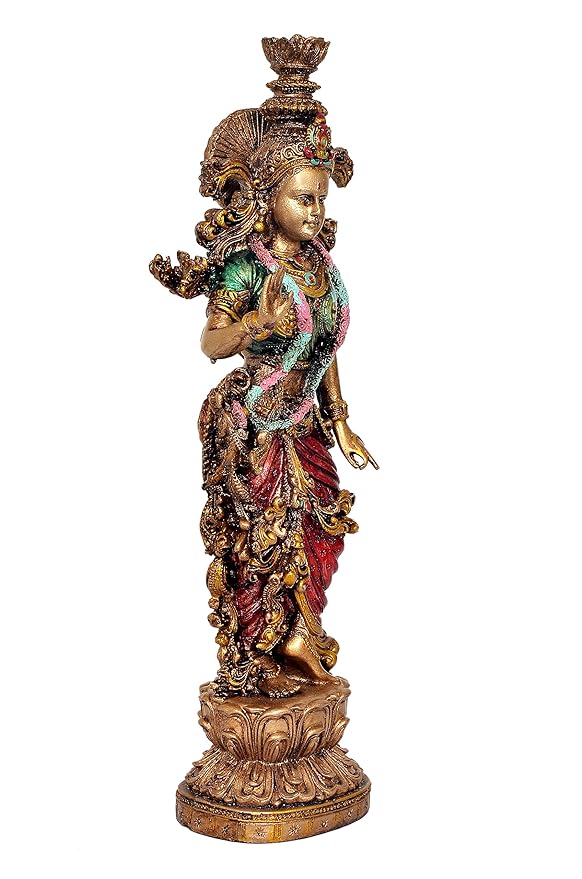 Resin Radha Rani idol (Height 14 inch)