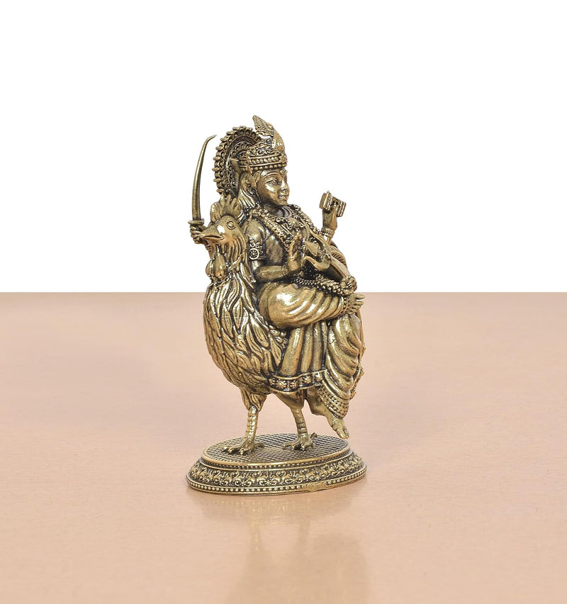 Bronze Bahuchara Mata Idol (Height: 4 Inch)
