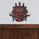 Brass Nazar Battu Mahakala Wall Hanging (Height : 7.5 inch) Multicolour 2
