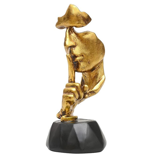 Polyresin Human Face Symbol of Peace (Height 13 Inch)