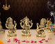 AONA Brass Lakshmi Ganesha Saraswati Idol