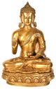 Brass Lord Buddha abhaya mudra Statue (Height: 18 inches)