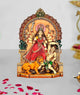 Resin Mahishasura Mardini Devi Durga Maa Idol (Height: 10 Inches)