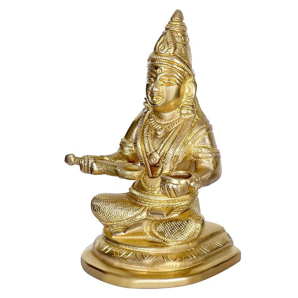 Arnnapurna Parvati MATA Puja Idol/Brass Made Arnnapoorna Sati Devi Height 4.5 Inch Entryway Setting