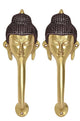 Brass Gautam Buddha Face Door Handle (Set of 2) (Height : 9.5 inches)