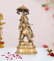 Brass cute ganpati stylish new style ganesh murti Showpiece for Home Decor
