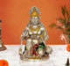 AONA Brass Hanuman JI Sitting in Blessing Sculpture