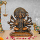 Brass Panchmukhi Hanuman Idol (Height: 9.5Inch)
