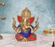 AONA Brass Ganpati Bappa Murti