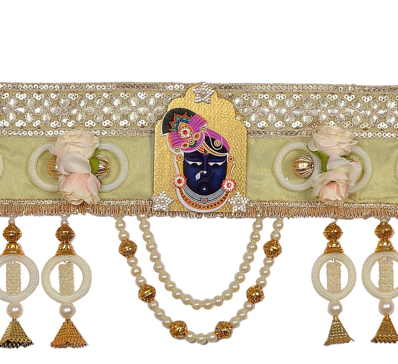 Radha Krishna Toran Bandanwaar Door Hangings For Diwali Decoration (Length: 36 Inch)