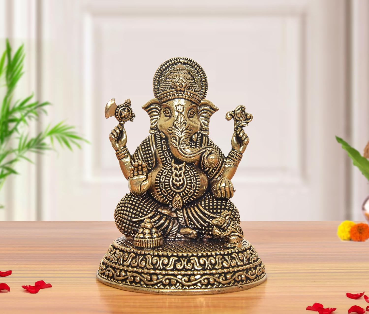 AONA Bronze Lord Ganesha Idol