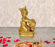 Brass Laddu Gopal Makhan Chor Idol (Height 4.5 Inch)