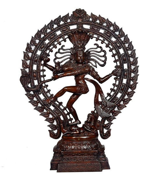 Brass Nataraja Statue (Height : 22.5 Inches)
